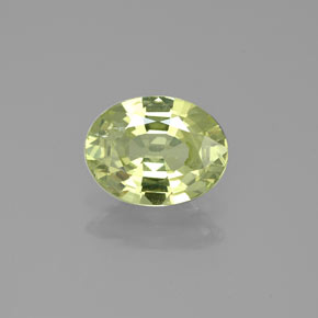 Granada do mali verde natural 1,25ct, corte oval, VS