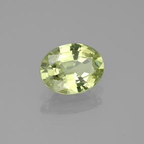 Granada do mali verde natural 1,25ct, corte oval, VS