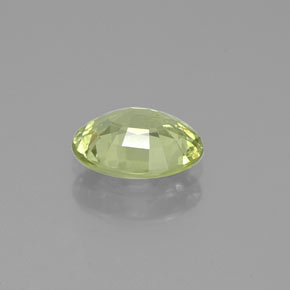 Granada do mali verde natural 1,25ct, corte oval, VS