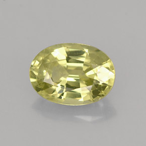 Granada do mali verde natural 1,33ct, corte oval, VS