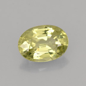 Granada do mali verde natural 1,33ct, corte oval, VS