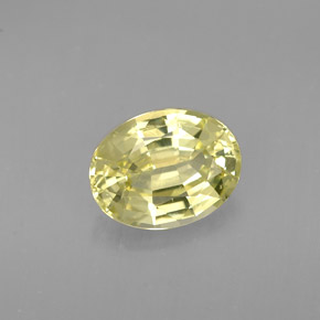 Granada do mali verde natural 1,35ct, corte oval, VS