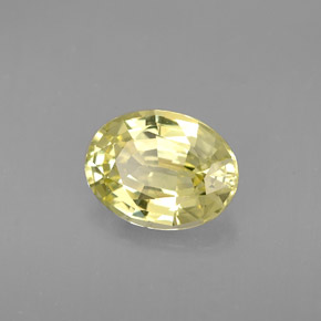 Granada do mali verde natural 1,35ct, corte oval, VS
