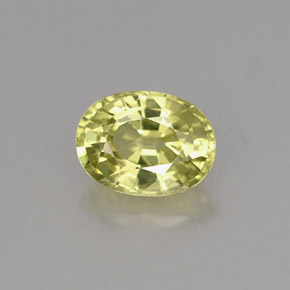 Granada do mali verde natural 1,15ct, corte oval, VS
