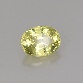 Granada do mali verde natural 1,15ct, corte oval, VS