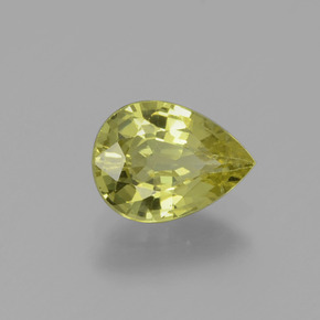 Granada do mali ouro natural 1,04ct, formato de pêra, VS