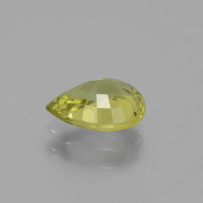 Granada do mali ouro natural 1,04ct, formato de pêra, VS