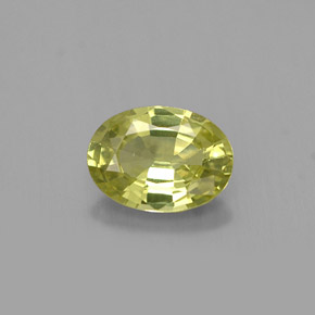 Granada do mali verde natural 1,01ct, corte oval, VVS-VS