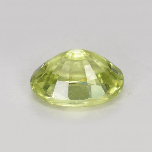 Granada do mali verde natural 1,10ct, corte oval, VS