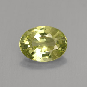 Granada do mali verde natural 1,34ct, corte oval, VS