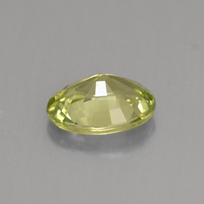Granada do mali verde natural 1,34ct, corte oval, VS