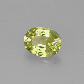 Granada do mali verde natural 1,23ct, corte oval, VVS-VS