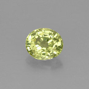 Granada do mali verde natural 1,24ct, corte oval, VVS-VS