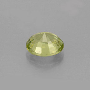 Granada do mali verde natural 1,24ct, corte oval, VVS-VS
