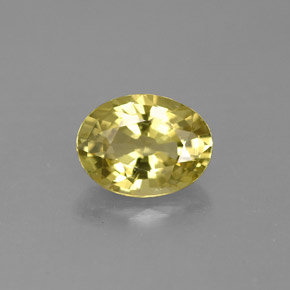 Granada do mali verde natural 1,45ct, corte oval, VVS-VS