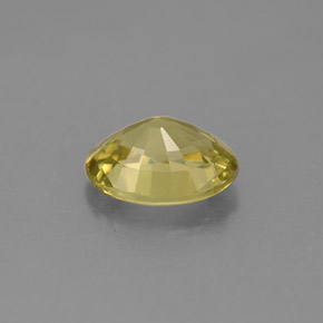 Granada do mali verde natural 1,45ct, corte oval, VVS-VS