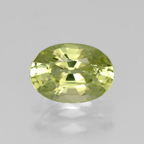 Granada do mali verde natural 1,05ct, corte oval, VVS