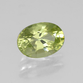 Granada do mali verde natural 1,05ct, corte oval, VVS
