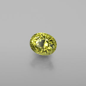 Granada do mali verde natural 1,11ct, corte oval, VVS-VS