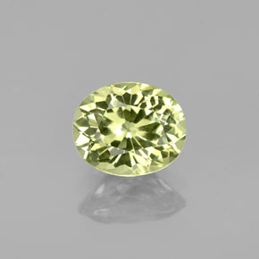 Granada do mali verde natural 1,23ct, corte oval, VVS-VS