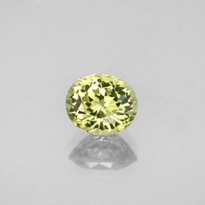 Granada do mali verde natural 1,51ct, corte oval, VS