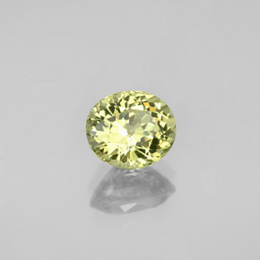Granada do mali verde natural 1,51ct, corte oval, VS