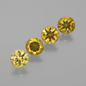 Pedras preciosas de granada do mali verde dourado natural de  ct, corte redondo, VVS-VS