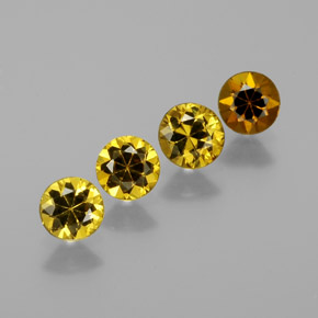 Pedras preciosas de Pequena Garnet Verde Dourado natural de  ct, Corte Redondo, VVS-VS