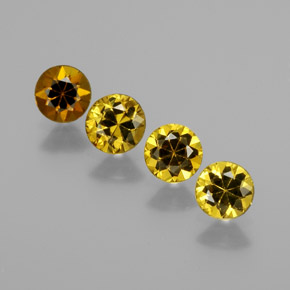 Pedras preciosas de Pequena Garnet Verde Dourado natural de  ct, Corte Redondo, VVS-VS