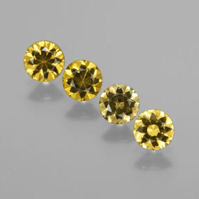 Pedras preciosas de Pequena Garnet Verde Dourado natural de  ct, Corte Redondo, VVS