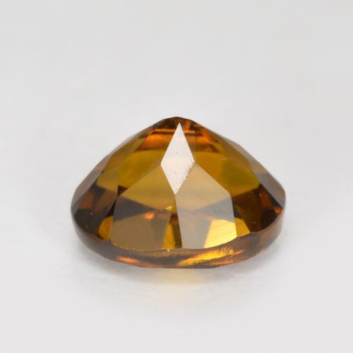 Pequena Garnet Marrom Caramelo Natural 1.06ct, Corte Oval, VVS
