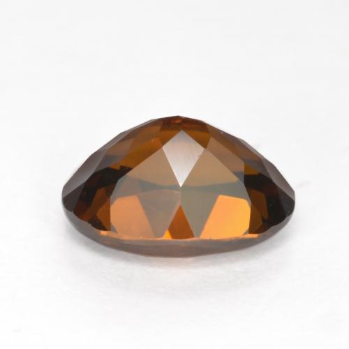 Granada do mali laranja profundo natural 1,39ct, corte oval, VVS-VS