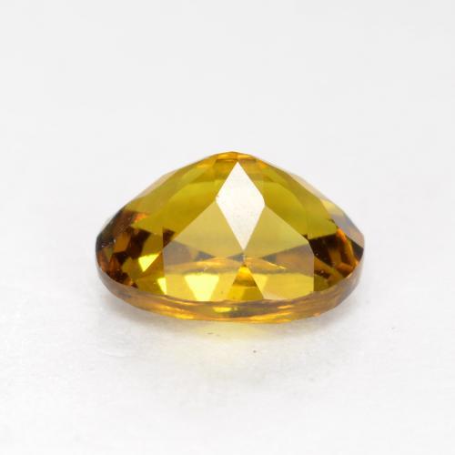 Pequena Garnet Dourado acastanhado Natural 1.00ct, Corte Oval, VVS-VS
