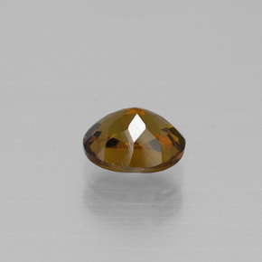 Pequena Garnet Castanho médio-escuro Natural 1.11ct, Corte Oval, VVS