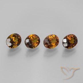 Pedras preciosas de Pequena Garnet Marrom Quente natural de 4.00 ct, oval, VVS-VS
