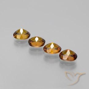 Pedras preciosas de Pequena Garnet Marrom Quente natural de 4.00 ct, oval, VVS-VS