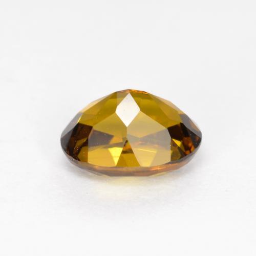 Pequena Garnet Marrom Caramelo Natural 0.81ct, Corte Oval, VS