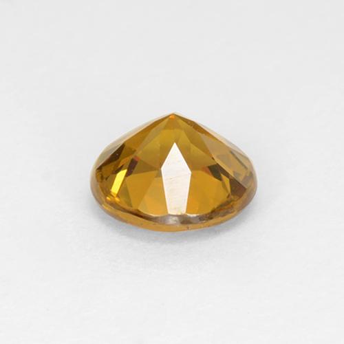 Granada do mali dourado natural 0,76ct, corte redondo, VS