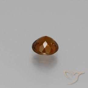 Pequena Garnet Gingerbread Marrom Natural 0.98ct, Corte Redondo, VVS-VS