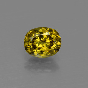 Granada do mali verde natural 0,73ct, corte oval, VVS-VS