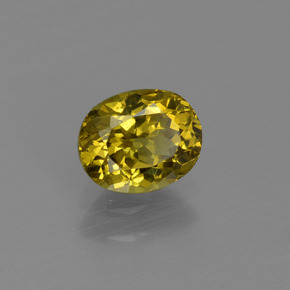 Granada do mali verde natural 0,73ct, corte oval, VVS-VS