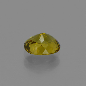 Granada do mali verde natural 0,73ct, corte oval, VVS-VS