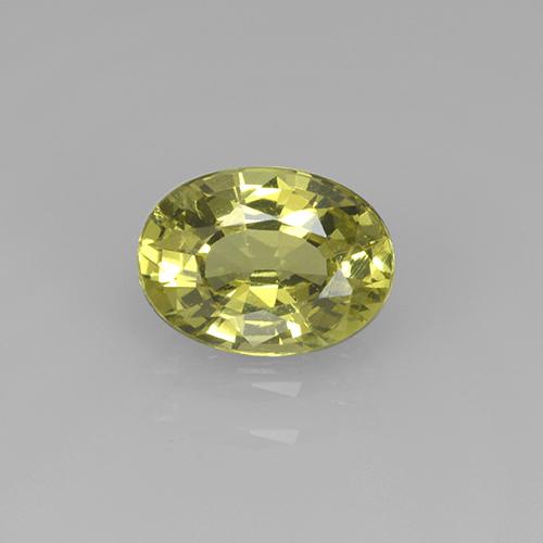 Granada do Mali Verde Floresta Quente Natural 1,25ct, Corte Oval, VVS-VS
