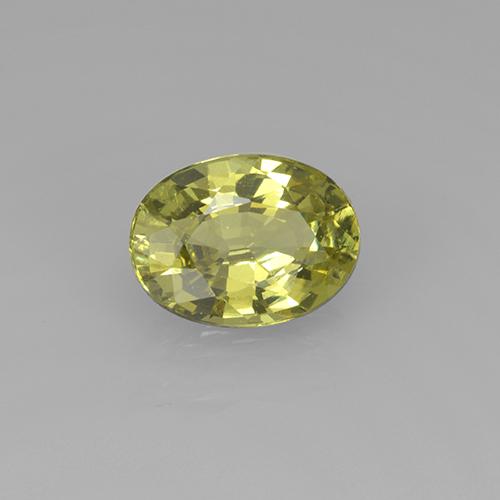 Granada do Mali Verde Floresta Quente Natural 1,25ct, Corte Oval, VVS-VS