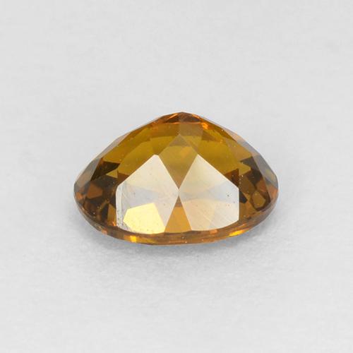 Granada do mali marrom caramelo natural 0,46ct, corte oval, VVS-VS