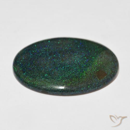 Opala Matriz Multicolorido Natural 48.05ct, oval, Opaco