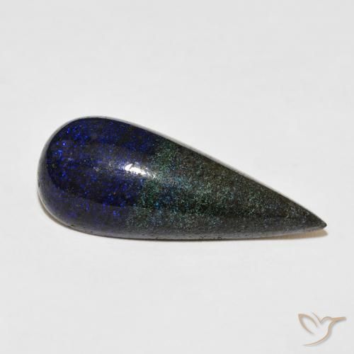 Opala Matriz Multicolorido Natural 17.81ct, Formato de pêra, Opaco
