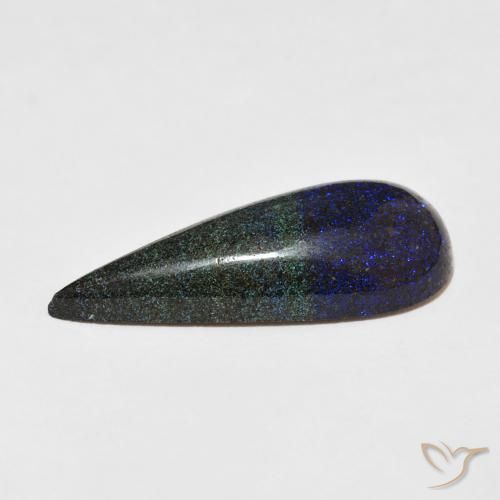 Opala Matriz Multicolorido Natural 17.81ct, Formato de pêra, Opaco