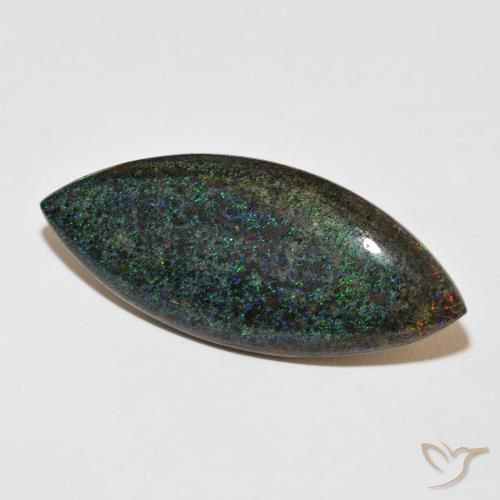 Opala Matriz Multicolorido Natural 31.67ct, Marquesa, Opaco