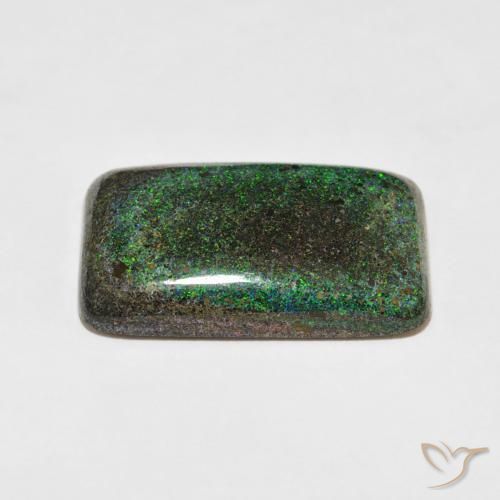 Opala Matriz Multicolorido Natural 24.33ct, Almofada, Opaco